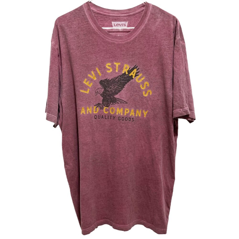 0452 Levi's Graphic Short Sleeve Tee  Burgundy